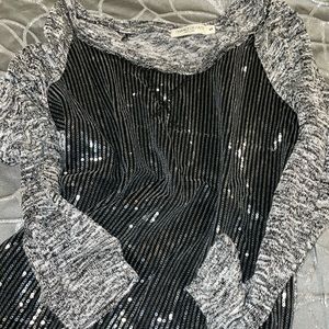 Chance or Fate bling front sweater